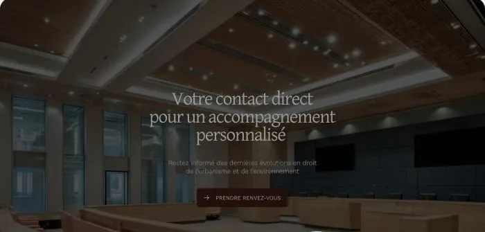 Un site d’avocat conçu avec Gatsia