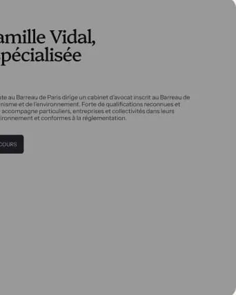 Un site d’avocat conçu avec Gatsia