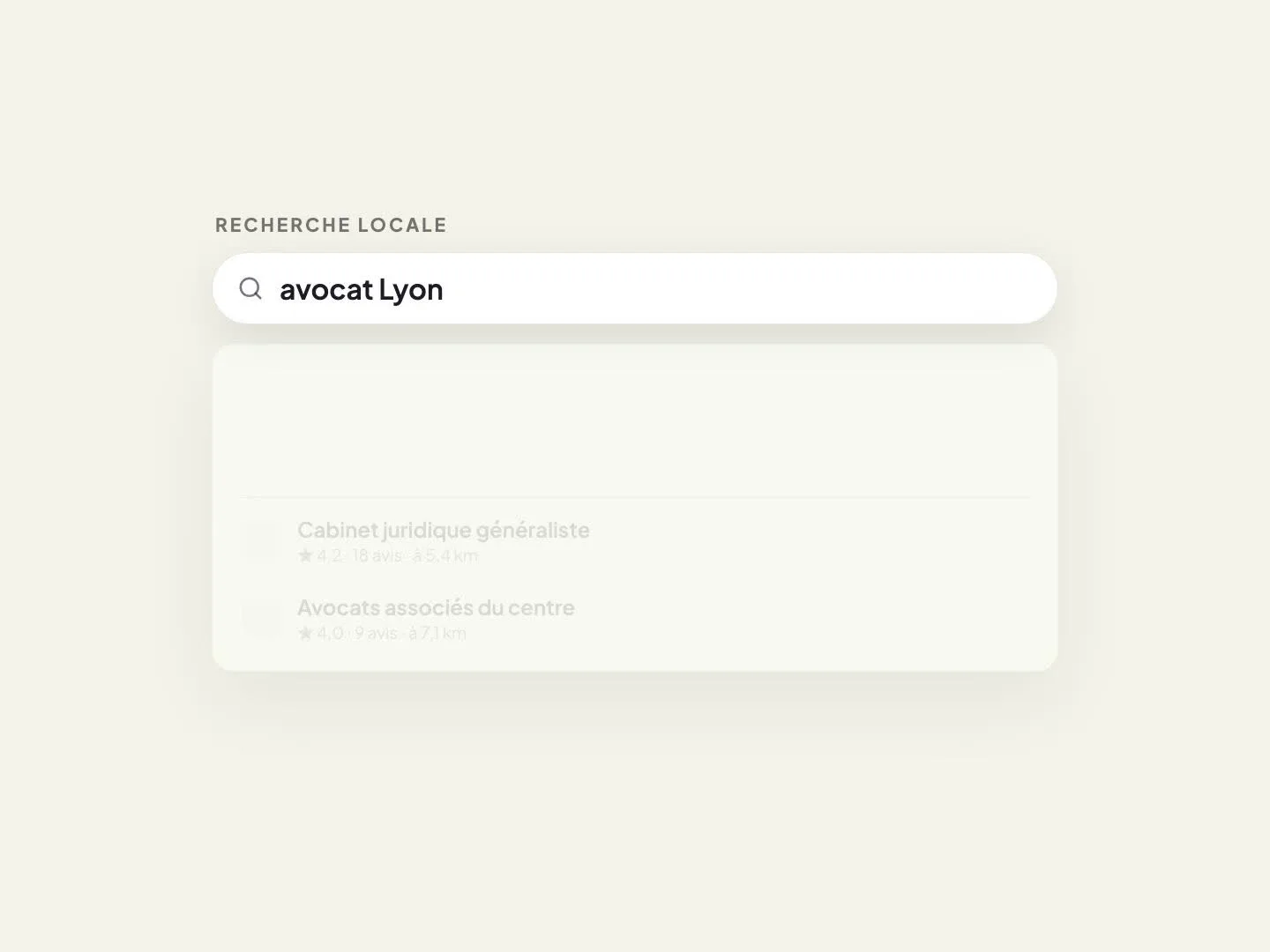 Paramétrage du référencement local d'un cabinet d'avocat dans Gatsia